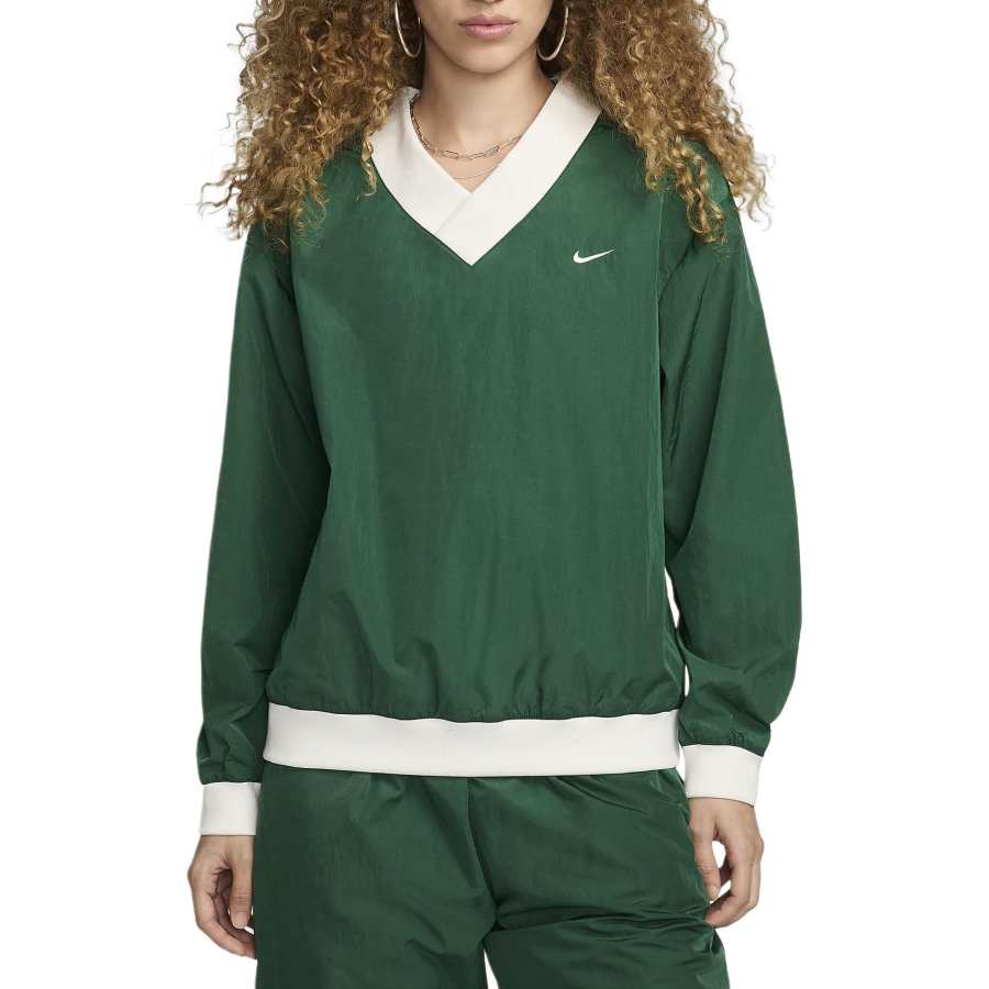 Nike Nike Sportswear Essential Women's Loose Uv Woven Long Sleeve V Neck Top