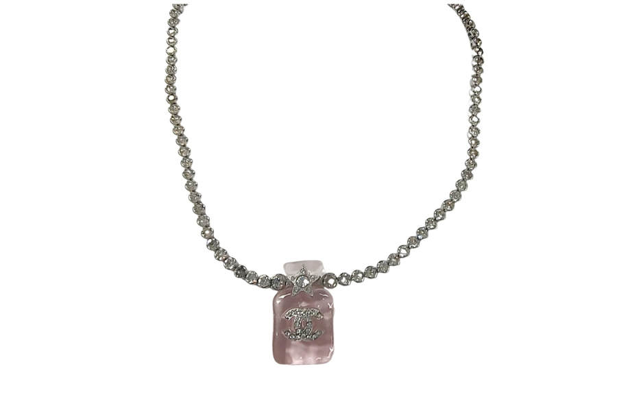 CHANEL CHANEL Resin Necklaces Women's Silver