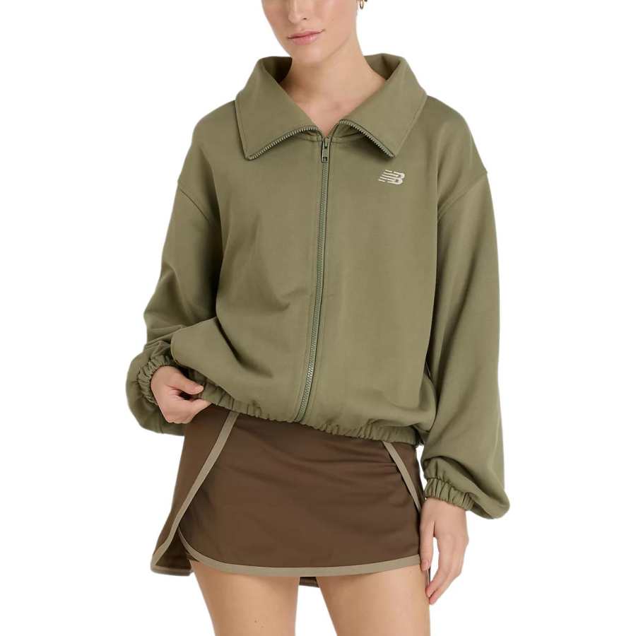 New Balance New Balance French Terry Jacket Women's Dark Olive