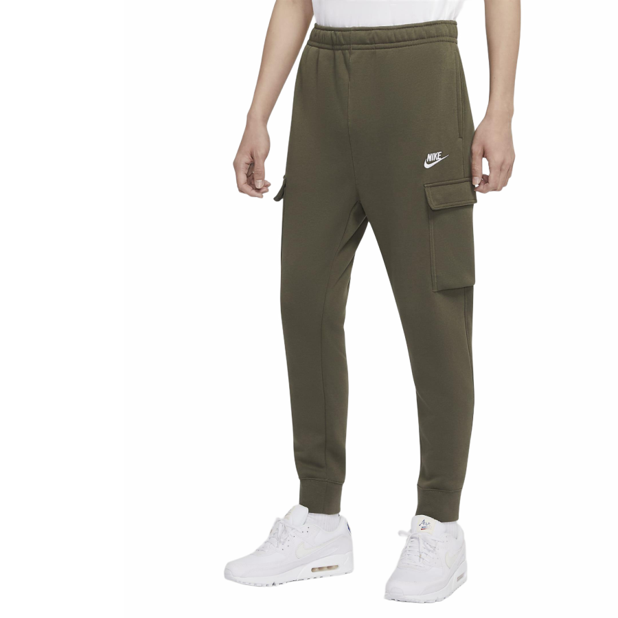 Nike Nike Sportswear Club Fleece Cargo Pants Men's Twilight Swamp/Twilight Swamp/White