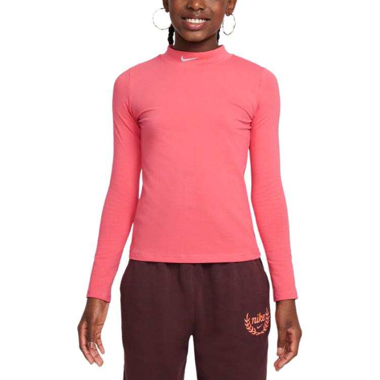 Nike Nike Sportswear T Shirt China Aster Pink/White Teenagers