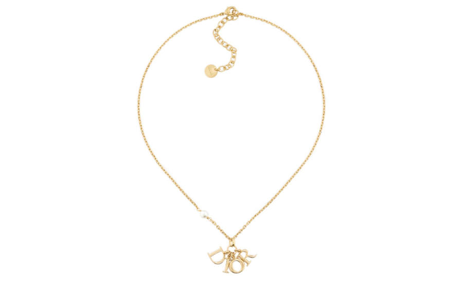 DIOR DIOR Diorevolution Brass Resin Necklaces Women's