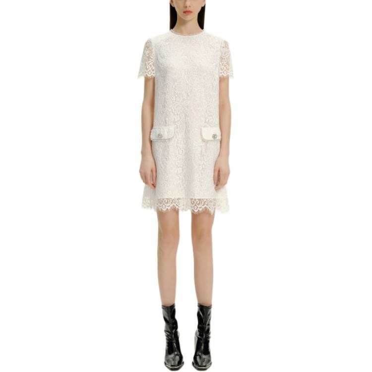 KARL LAGERFELD / Karl Lagerfeld Jeans Short Sleeved Dress Women's White