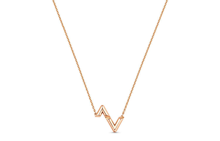 LOUIS VUITTON LOUIS VUITTON Lv Volt Upside Down Pendant Pink Gold