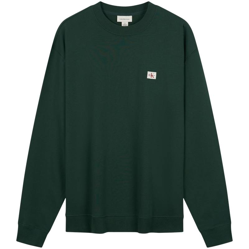 Calvin Klein Calvin Klein logo-patch crew-neck sweatshirt