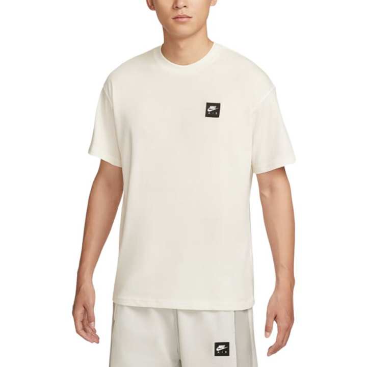 Nike Nike Air T Shirts Men's Ecru Crew Neck Moderate