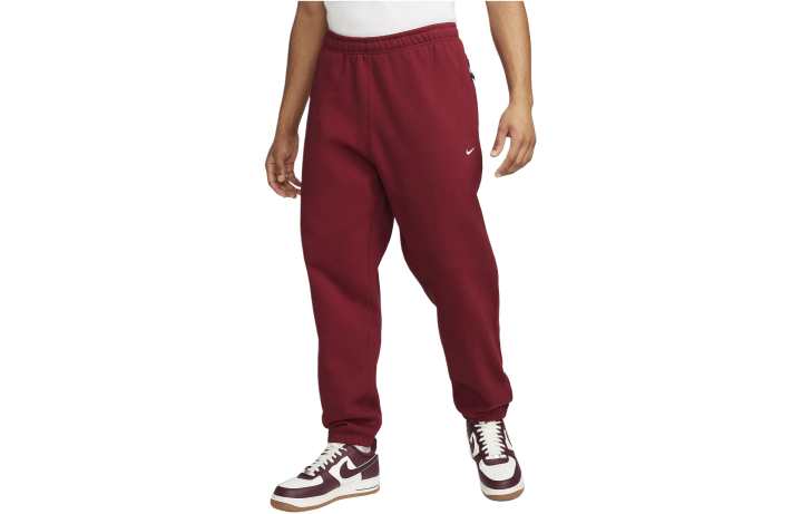 Nike Nike Solo Swoosh Knitted Sweatpants Men's Dark Red