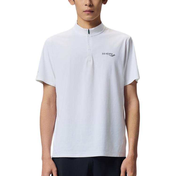 Saucony T Shirt Men's Pearl White