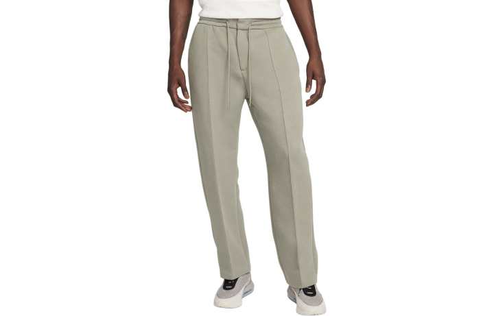 Nike Nike Loose Fit Open Hem Sweatpants Knitted Sweatpants Men's Dark Gray Mud