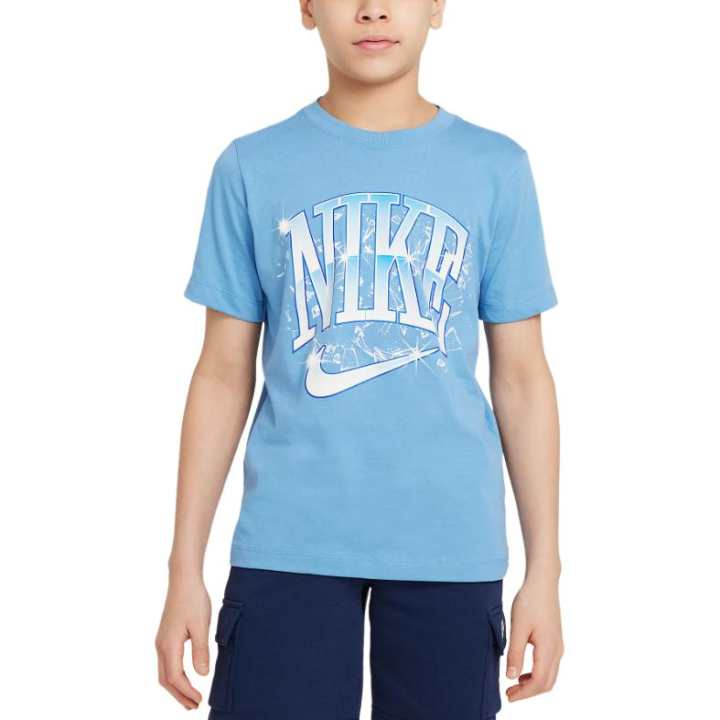 Nike Nike Sportswear T Shirt Blue Transcend Kids'