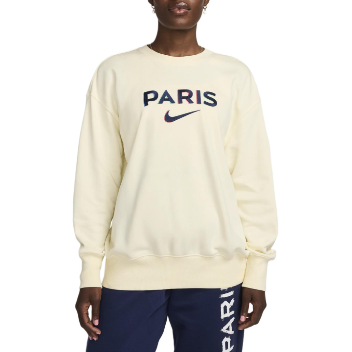 Nike Nike Paris Saint Germain Phoenix Fleece Women's Nike Soccer Oversized Crew Neck Sweatshirt