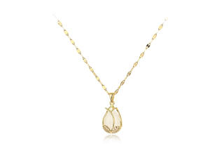 Muyan Titanium Steel Tulip Necklace Women's