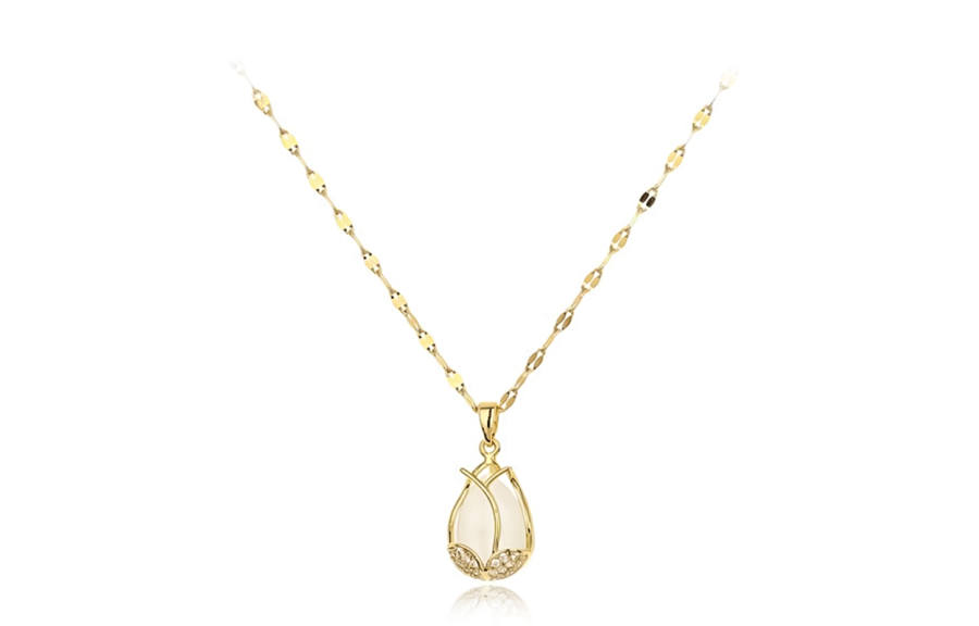 Muyan Titanium Steel Tulip Necklace Women's
