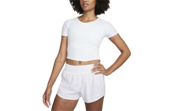 Nike Nike One Fitted Women's Dri-FIT Short-Sleeve Cropped Top