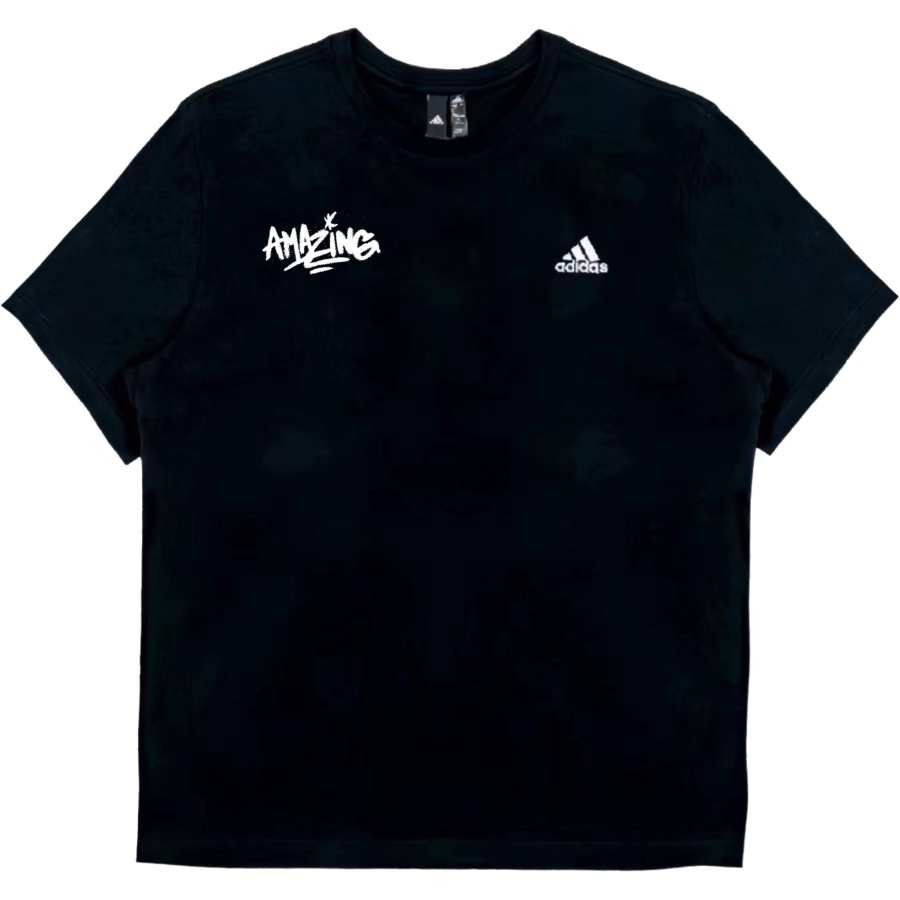 Adidas Adidas MUST HAVES Solid Color Logo Label Sports Casual Crew Neck Short Sleeved T Shirts Unisex