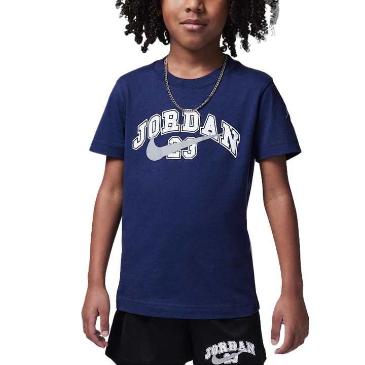 Jordan Jordan Flight MVP23 T Shirt Midnight Blue Children Aged 3 7 Years Old
