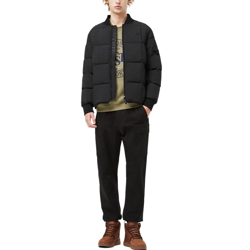 LACOSTE LACOSTE Down Jacket Men's Black