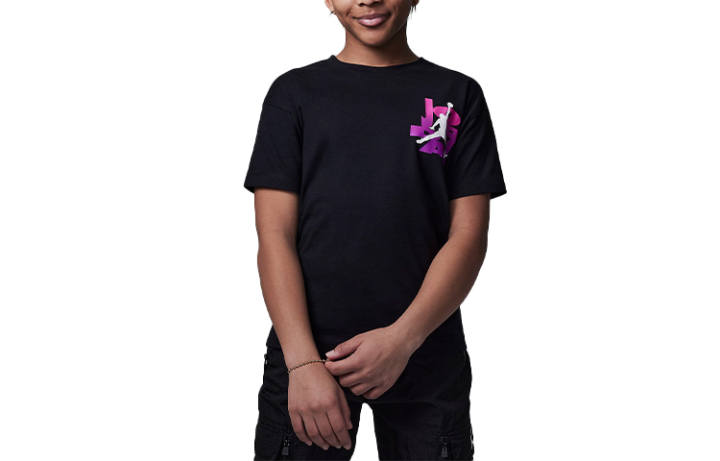 Jordan Jordan Junior Dunk T Shirt Black Kids'