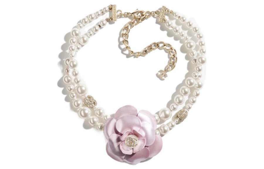 CHANEL CHANEL Necklaces Women's Pink