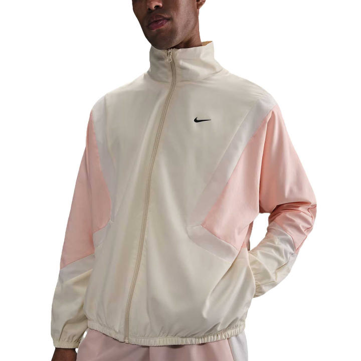 Nike Nike Woven Jackets Men's Ecru Stand Collar Moderate Other