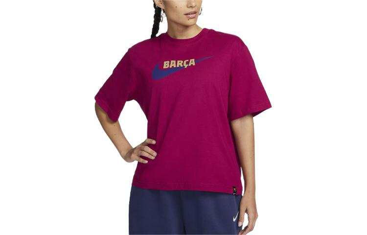 Nike Nike Fc Barcelona Women's Nike Soccer Boxy T-Shirt