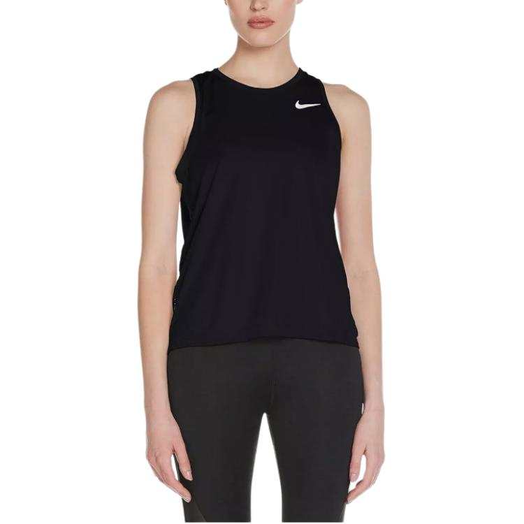 Nike Nike Tank Tops Women's Black Crew Neck Moderate Other