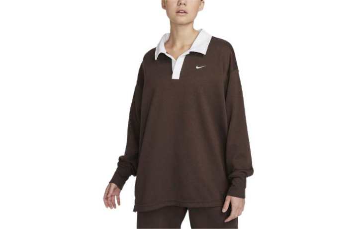 Nike Nike Sportswear Essential Polo Shirt Women's Dark Brown