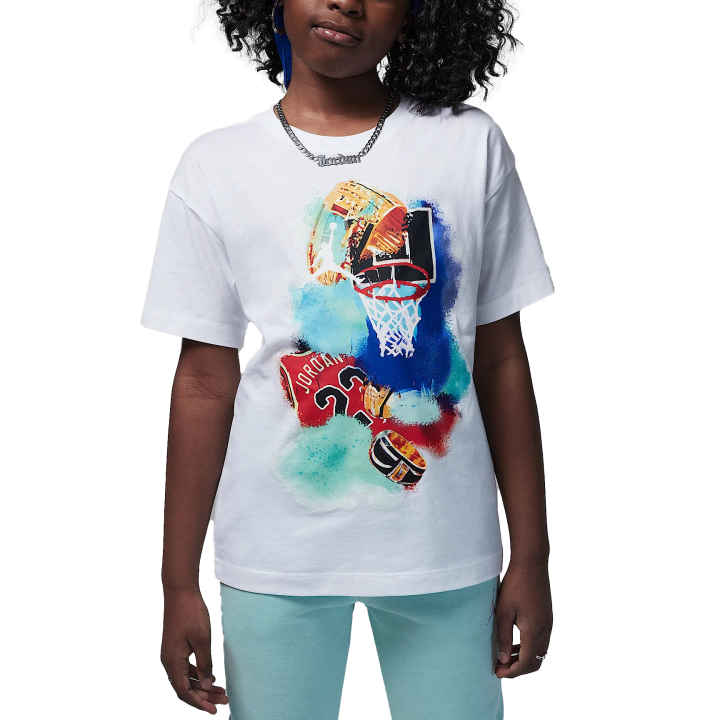 Jordan Jordan Grade School T Shirts Crew Neck Moderate