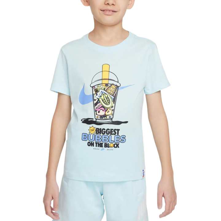Nike Nike Sportswear T Shirt Glacier Blue Kids'
