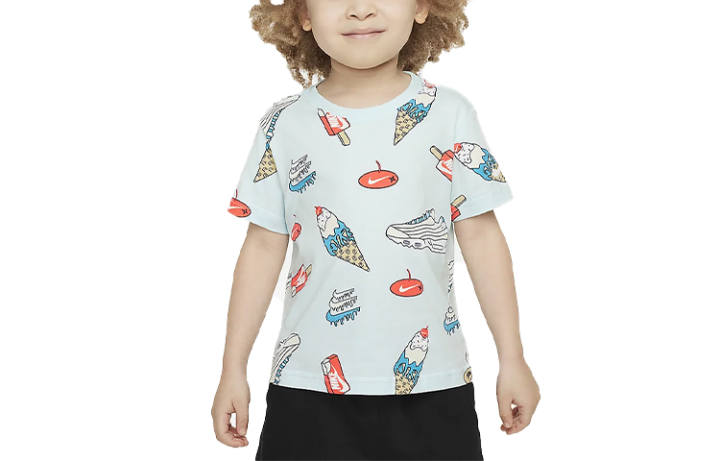 Nike Nike T Shirt Sole Food Glacier Blue Infant And Toddler