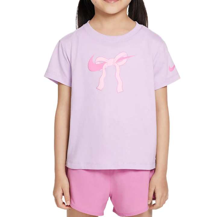 Nike Nike Swoosh T Shirt SS25 Pink Children Aged 3 7 Years Old