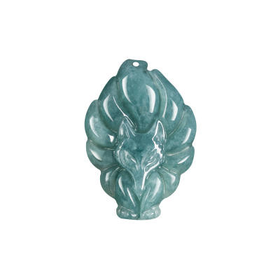 YUWUJIE Glutinous Jade Jadeite Necklaces Unisex Box