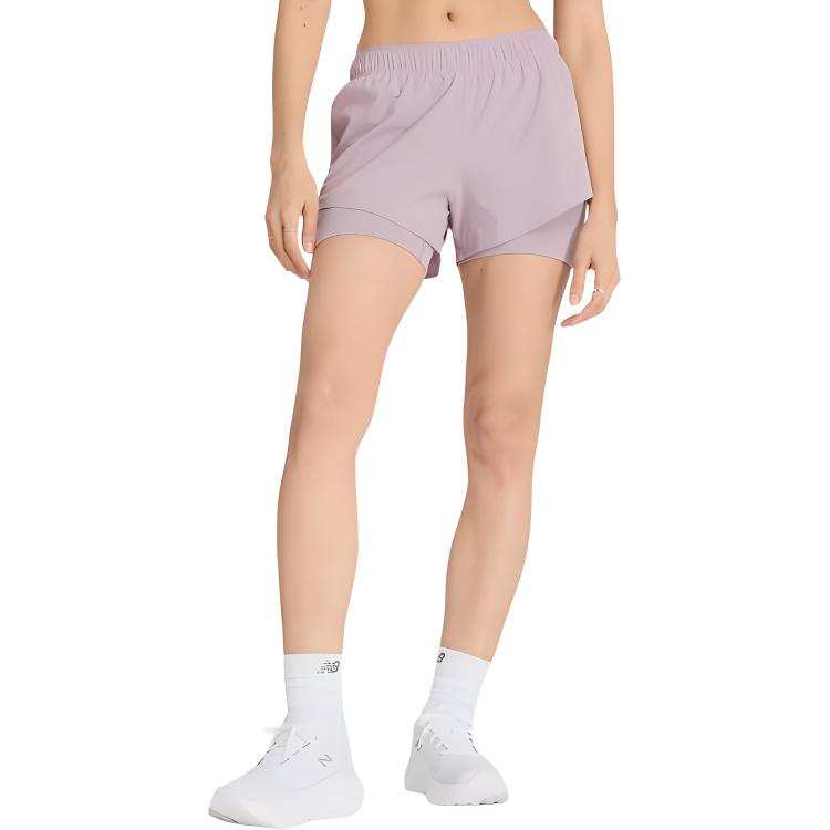New Balance New Balance RC 2 in 1 Short 3 Casual Shorts Women's Pink Purple