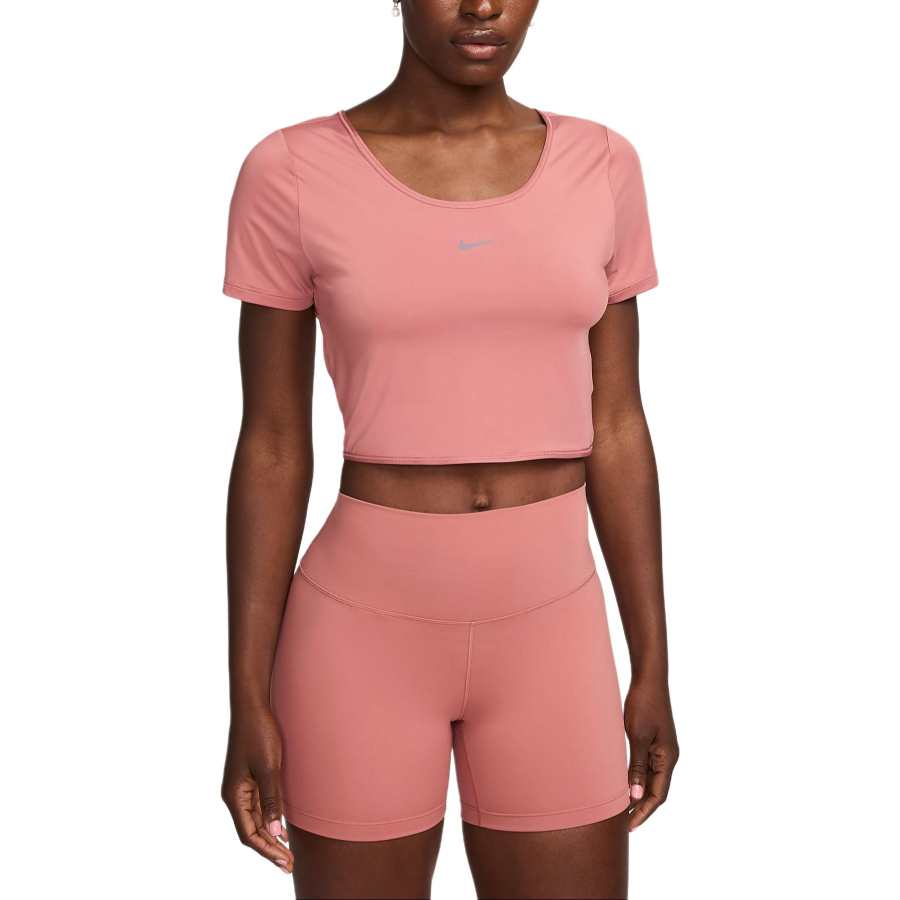 Nike Nike One Classic Women's Dri-FIT Short-Sleeve Cropped Twist Top