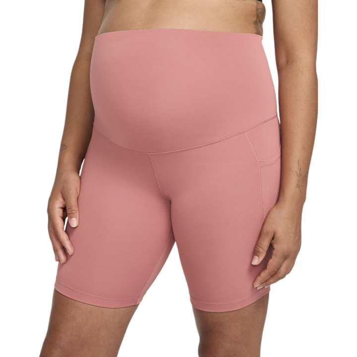 Nike Nike M One Women's Dri-FIT High-Waisted 8' Biker Shorts With Pockets Maternity