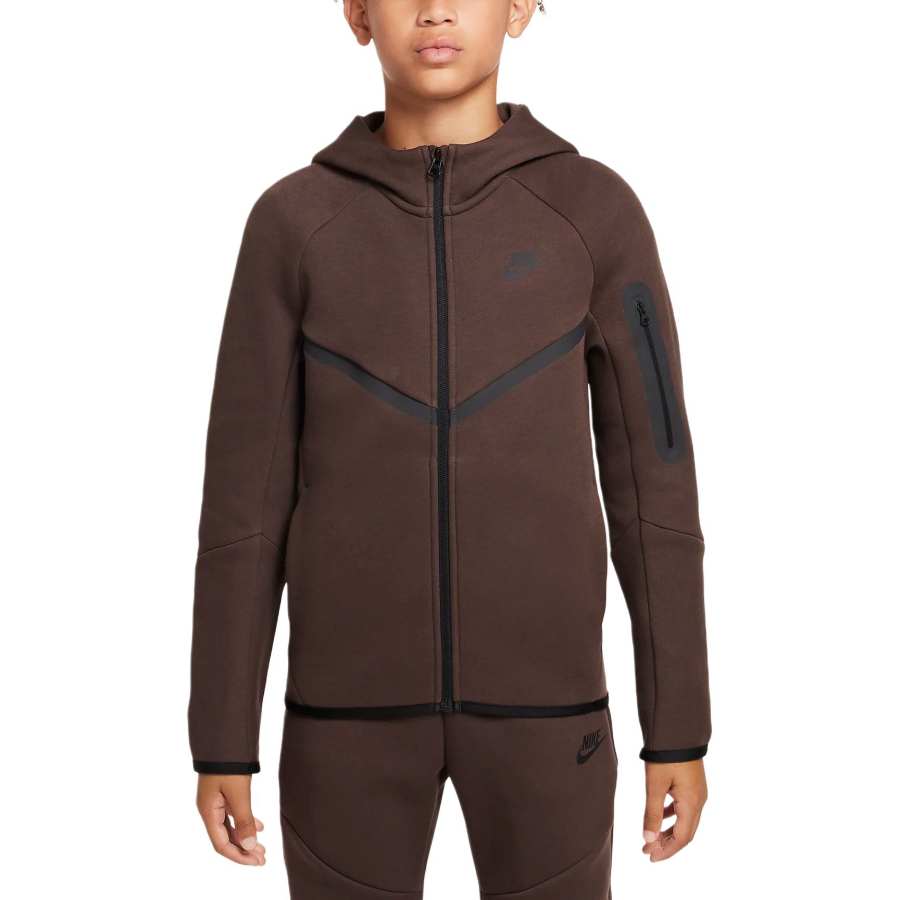 Nike Nike Jackets & Coats Sportswear Tech Fleece Baroque Brown/Black Teenagers