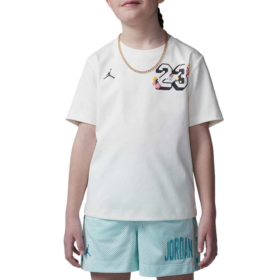 Jordan Jordan T Shirt Sail White Children Aged 3 7 Years Old