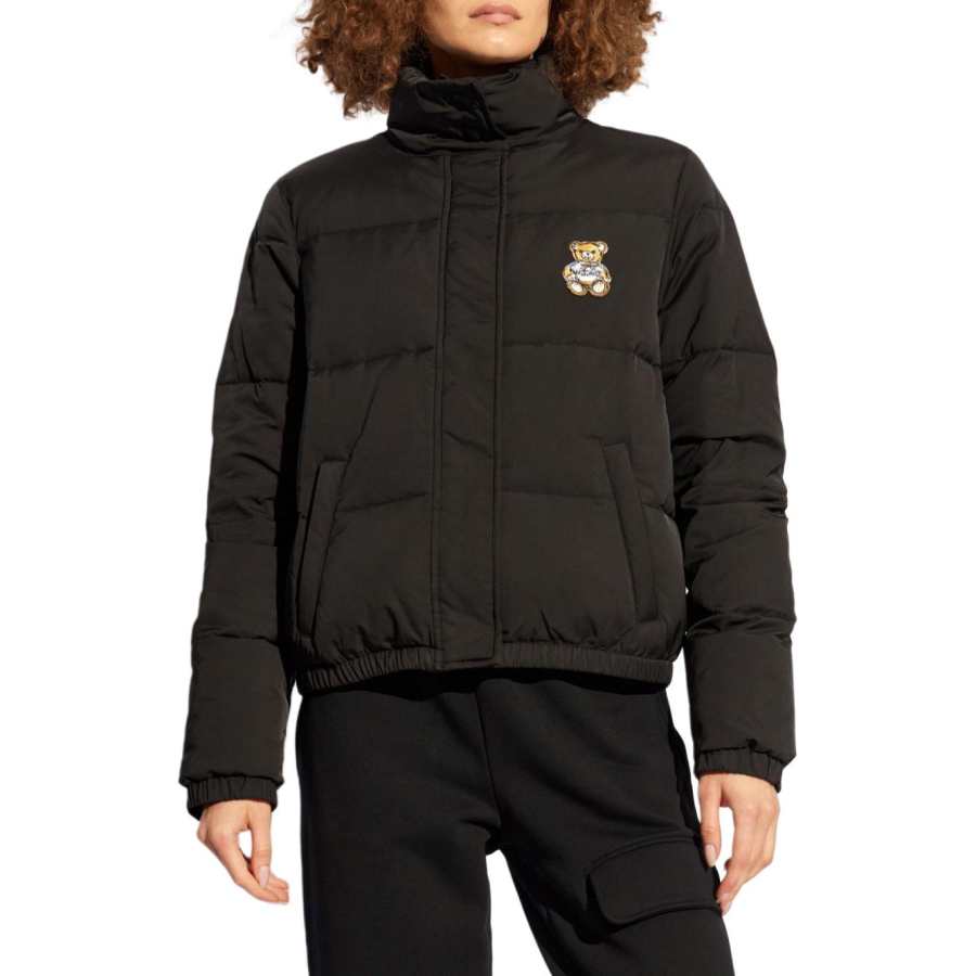 MOSCHINO MOSCHINO Teddy Bear Patch Padded Jacket