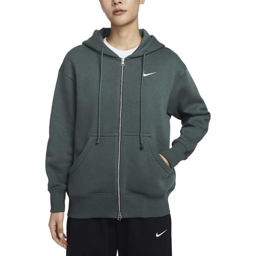 Nike Nike Sportswear Phoenix Fleece Oversize Fashion Comfortable Zippers Fleece Lined Hooded Jackets & Coats Women's