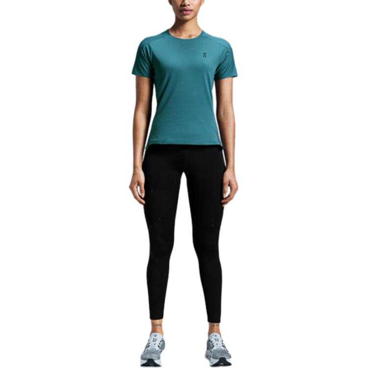 On Performance T Shirt Women's Storm Blue/Stone Teal