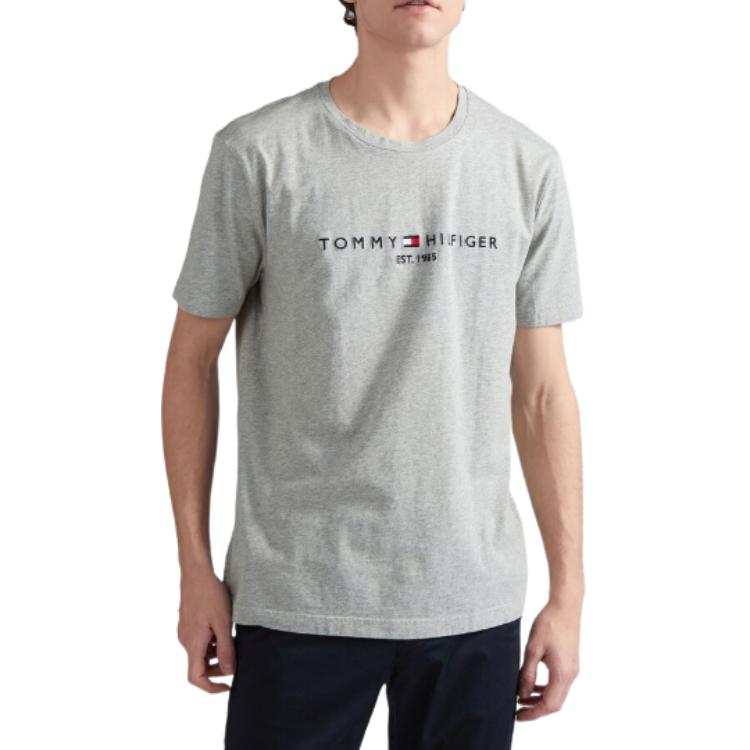 Tommy Hilfiger T Shirt Men's Gray