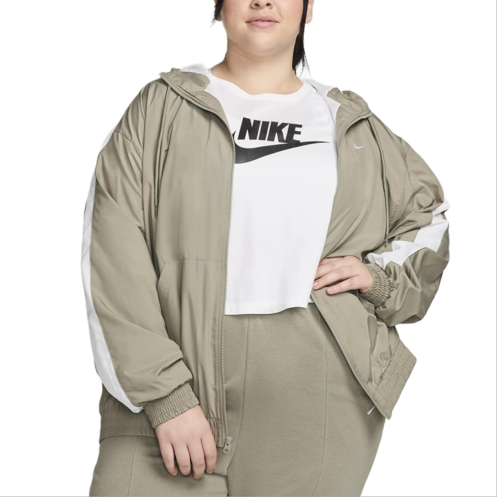 Nike Nike Sportswear Classic Wovens Women's Loose Uv Hooded Jacket Plus Size
