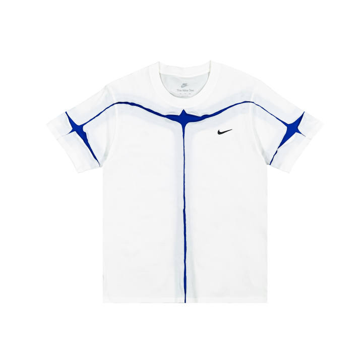 Nike Nike Swoosh T Shirts Unisex White Crew Neck Moderate Straight Fit