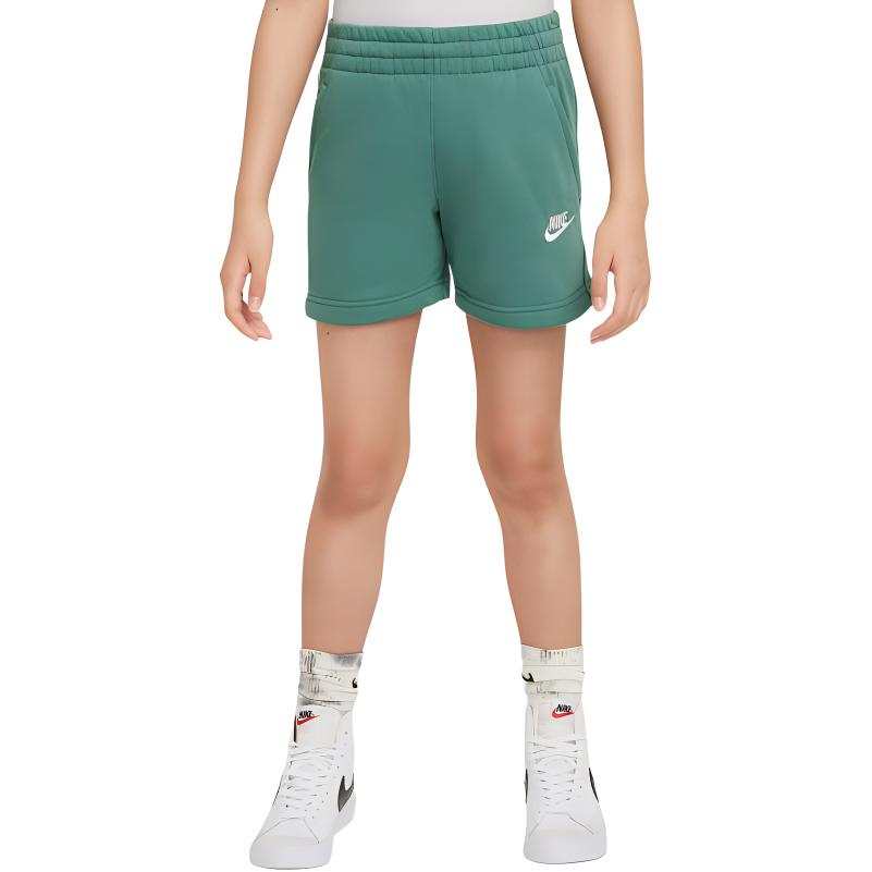 Nike Nike Big Kids' Girls' 5' French Terry Shorts Kids' Coast Green