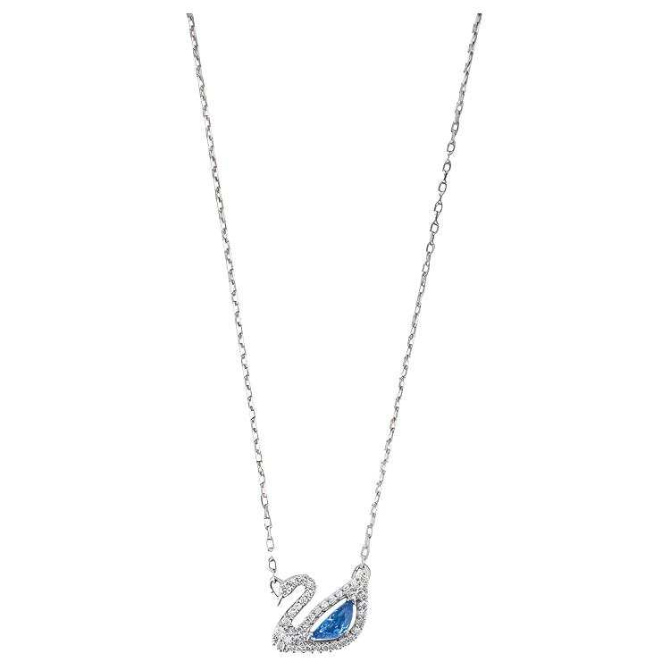 Swarovski Swan Necklaces Women's Blue