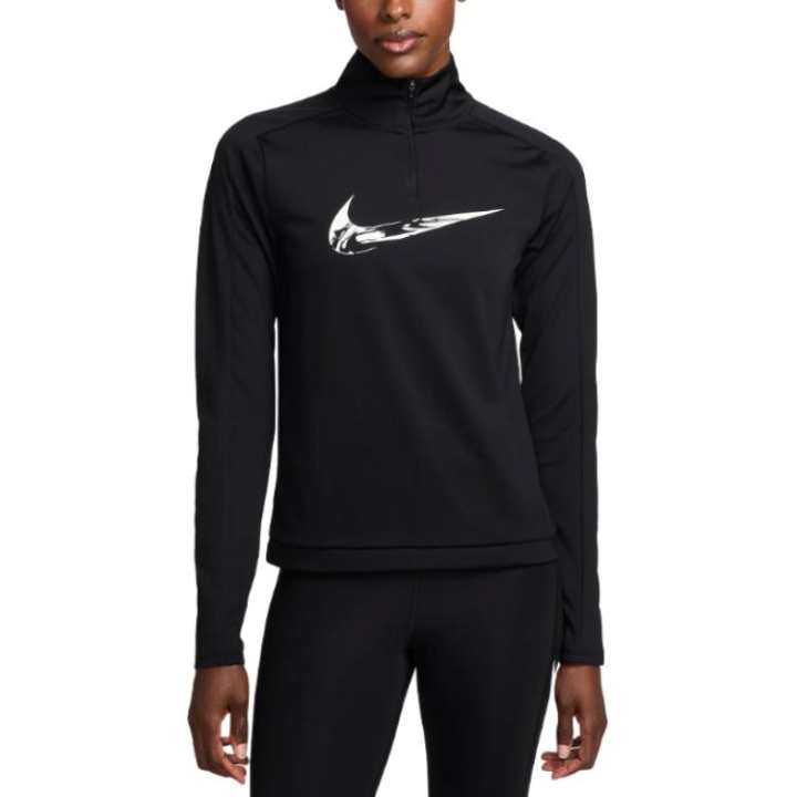 Nike Nike Dri FitSwoosh Sweatshirt Women's Black/White