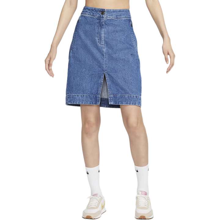 Nike Nike Sportswear Denim Short Skirts Women's Medium Blue