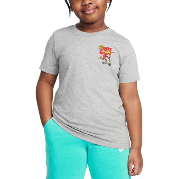 Nike Nike Sportswear T Shirt Dark Gray Mixed Color Kids'