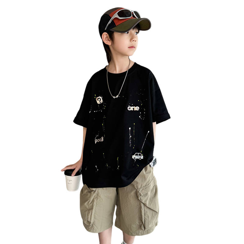 Lanza T Shirt Black White Teenagers