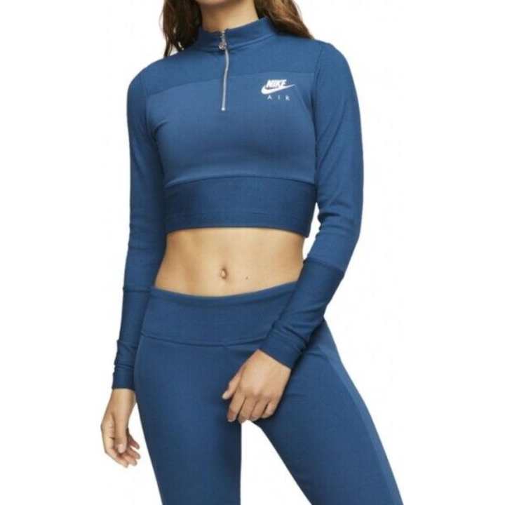 Nike Nike T Shirts Women's Blue Stand Collar Moderate Other